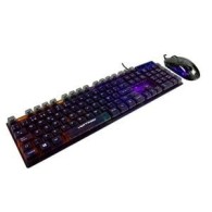 Kit Perfect Choice Gamer Transparente Teclado Y Mouse Helumo 