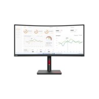 Monitor Curvo Lenovo ThinkVision T34W-30 LED 34", 3440x1440 Ultra Wide Quad HD, 60Hz, HDMI/DisplayPort, Negro 