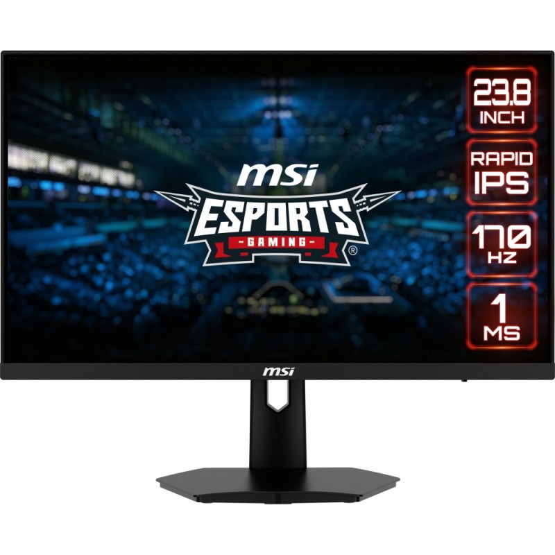 Monitor Gamer MSI G244F E2 LED 23.8", 1920x1080 Full HD, 180Hz, HDMI/DisplayPort, Negro 