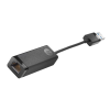 HP Adaptador USB 3.0 Macho - RJ-45 Hembra, Negro 