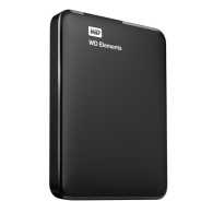 Disco Duro Externo Western Digital Elements: Portátil, 2.5", 1TB, USB 3.0, negro. WESTERN DIGITAL