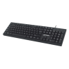 Teclado Manhattan 179324, Alambrico, USB, Negro, Ingles MANHATTAN