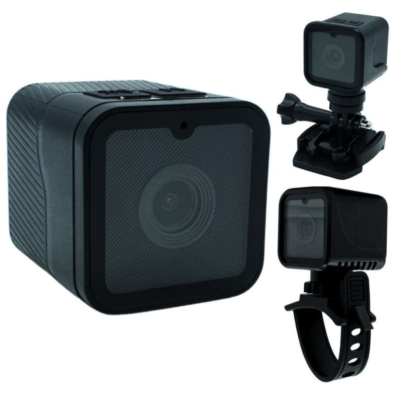 Camara Deportiva Ovaltech Mini Sport WiFi, 2.1MP, Full HD, Negro 