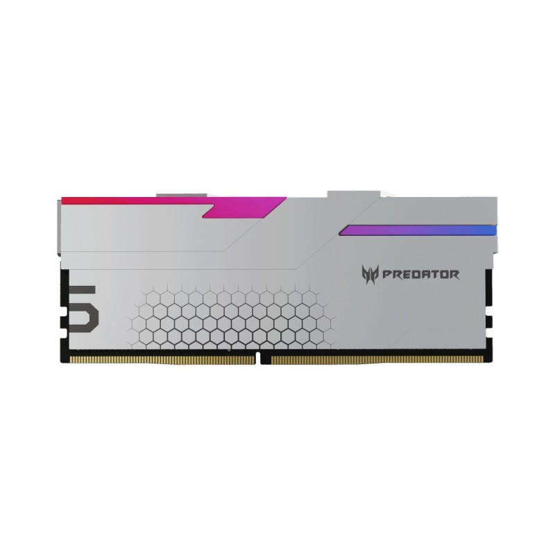 Kit Memoria Ram Acer Predator Hermes DDR5, 6400MHz, 64GB - 2 x 32GB, CL32, XMP, Blanco 