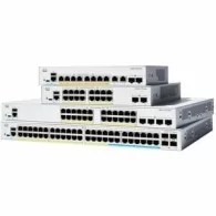 Switch Cisco Catalyst 1300, 48 puertos Gigabit Ethernet, PoE+ con 740W totales, 4 Puertos SFP+ (4x 1G/10G), Incluye cable CAB-16 