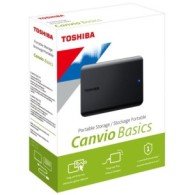 Disco Duro Externo Toshiba Canvio Basics 2.5", 4tb, Usb 3.0, Negro - Para Mac/Pc 