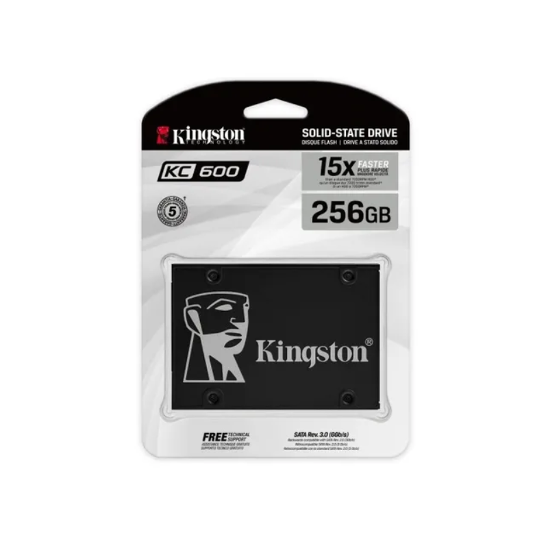 Ssd Kc600 Nand 3D Tlc, 256Gb, Sata Iii, 2.5, 7Mm Kingston KINGSTON