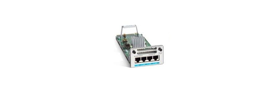 Cisco Módulo de Red C9300-NM-4G, 1000Mbit/s, 4x RJ-45